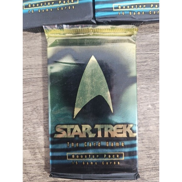 Star Trek The Card Game 1996 Vintage Skybox 3 Booster Packs - Picture 1 of 4